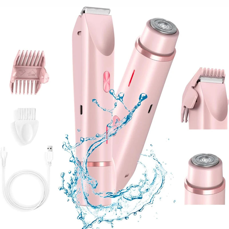 2-in-1 Electric Women’s Shaver with Turbo Mode