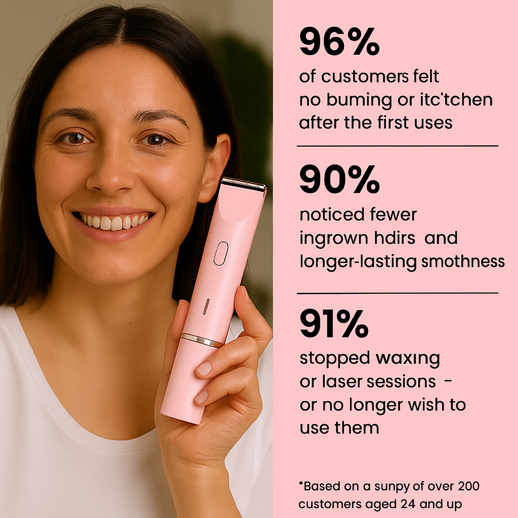 2-in-1 Electric Women’s Shaver with Turbo Mode